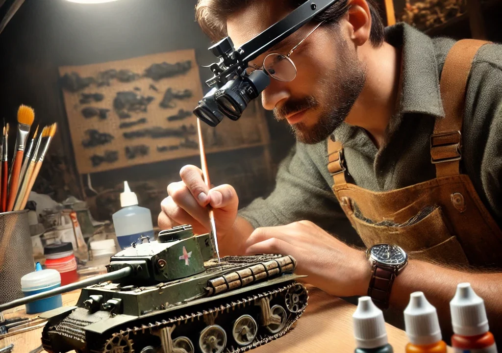 How to Paint Realistic Camouflage on Model Tanks