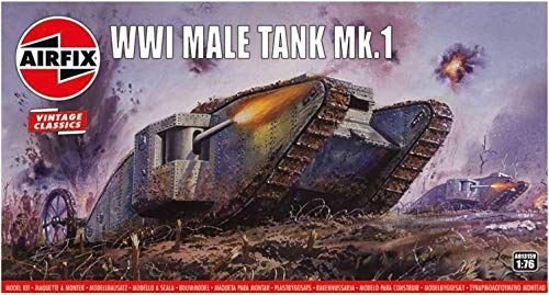 Airfix Model Tank - A01315V WWI Male Tank Mk.I