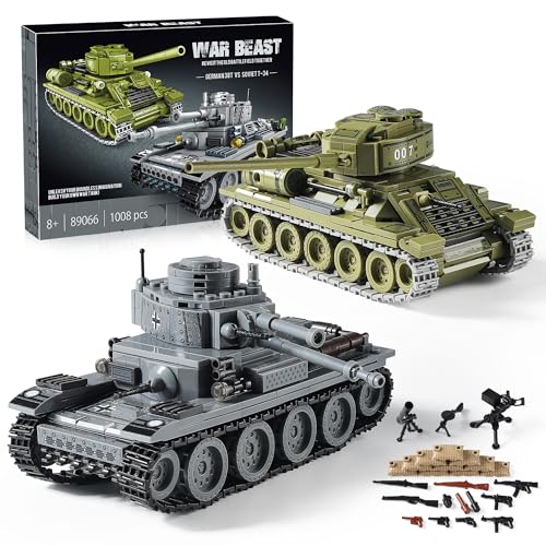 WW2 Army Tanks Toy Building Kit 